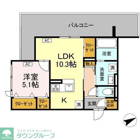 D-residence稲城の物件間取画像